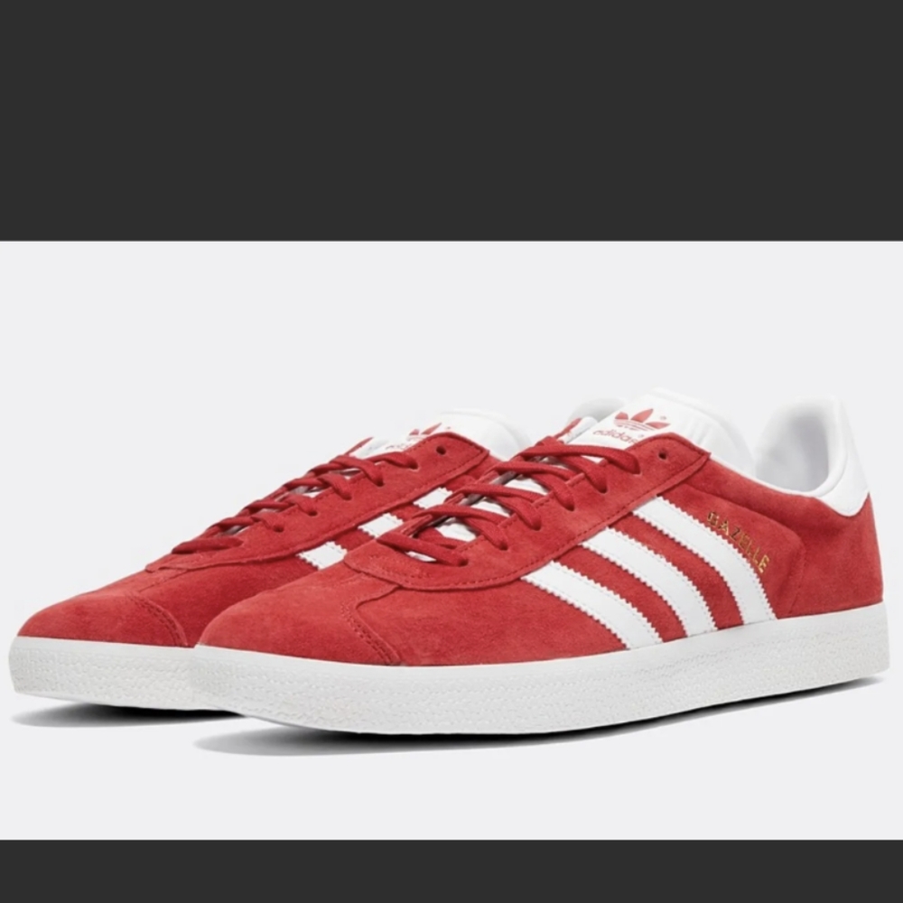 Adidas gazelle scarlet 9.5